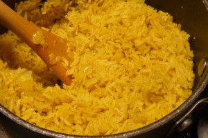 Arroz al curry