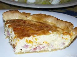 Quiche de bacon y queso
