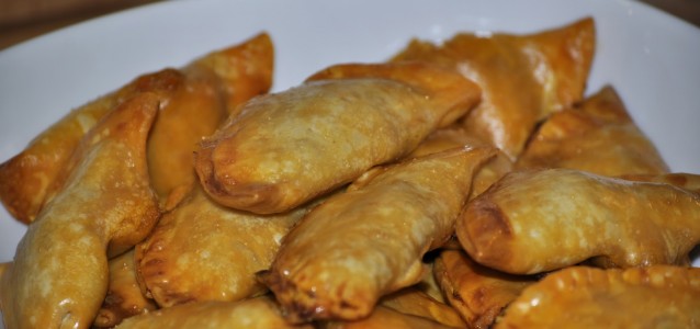 Empanadillas de pollo y manzana