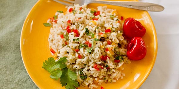 Arroz de verduras al horno