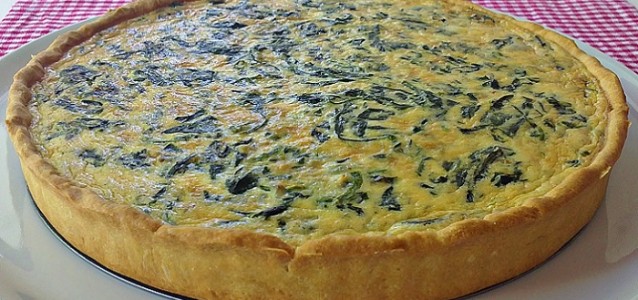 Quiche de pollo y setas