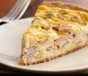 Quiche de bacon y queso